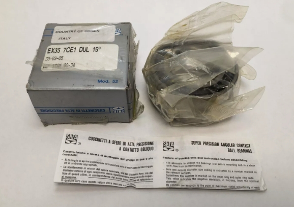 角接觸球軸承，品牌：SNFA，示例圖片341