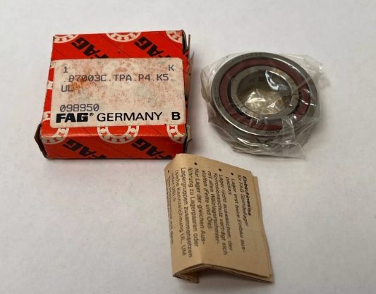 角接觸球軸承，品牌：FAG，示例圖片726